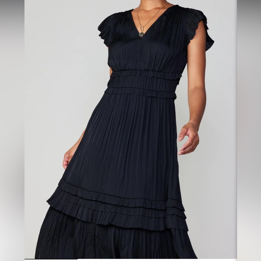 Current Air Sereia Pleated Midi Dress